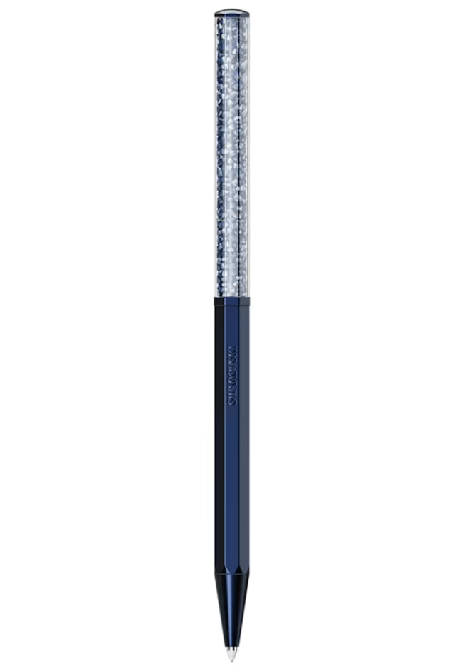 Swarovski 5669933 Crystalline Kugelschreiber Achteckige Form Blau Blau lackiert