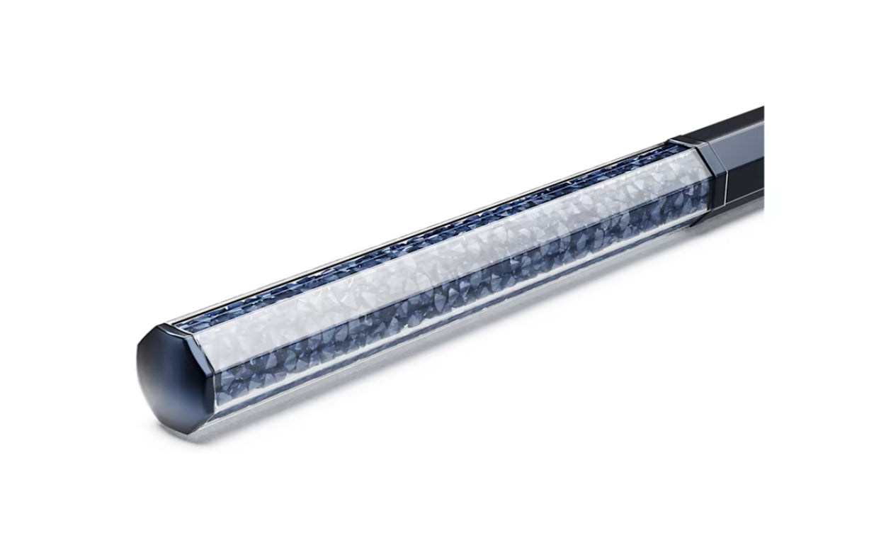 Swarovski 5669933 Crystalline Kugelschreiber Achteckige Form Blau Blau lackiert