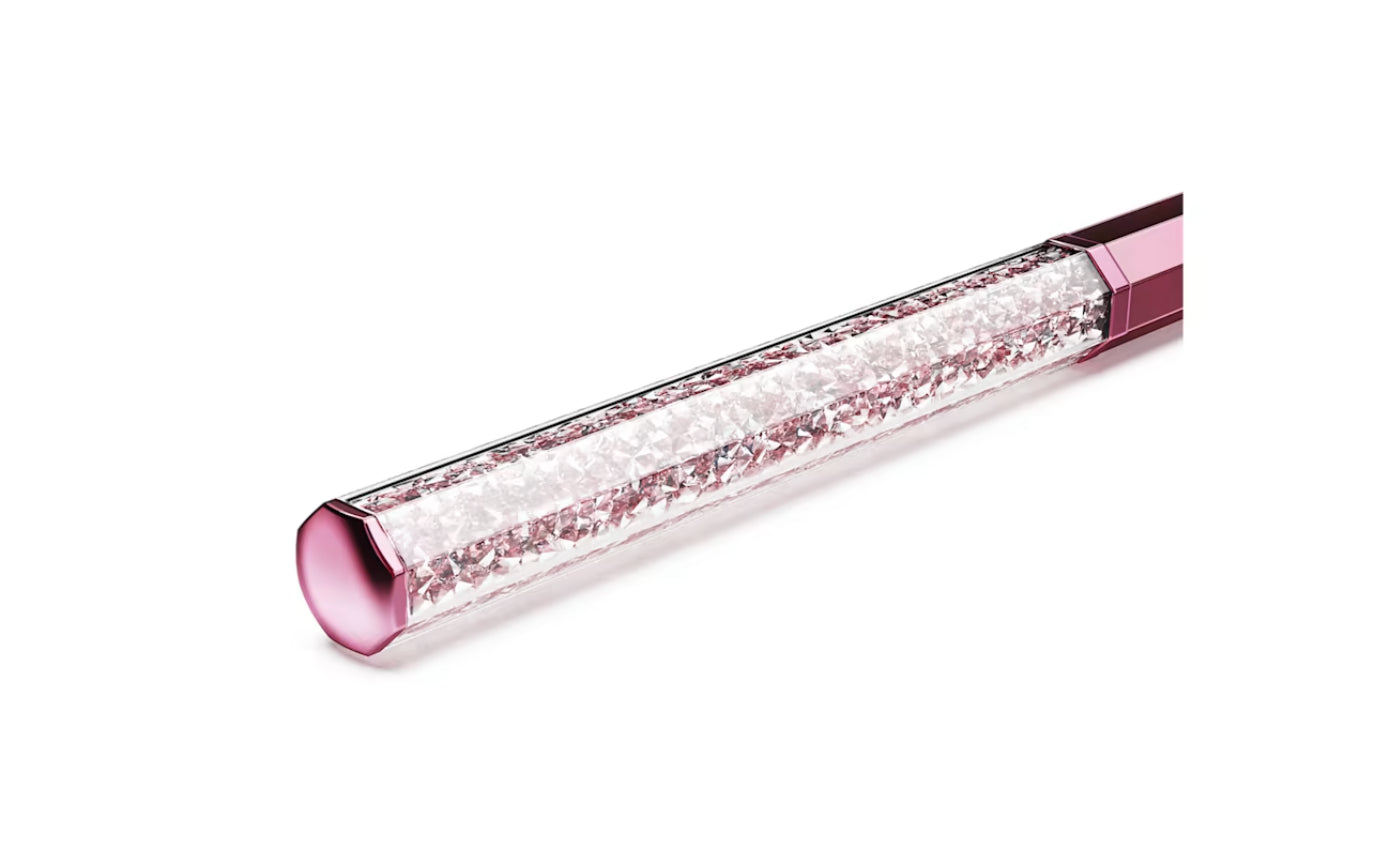 Swarovski 5669937 Crystalline Kugelschreiber, achteckige Form, rosa lackiert, rosa