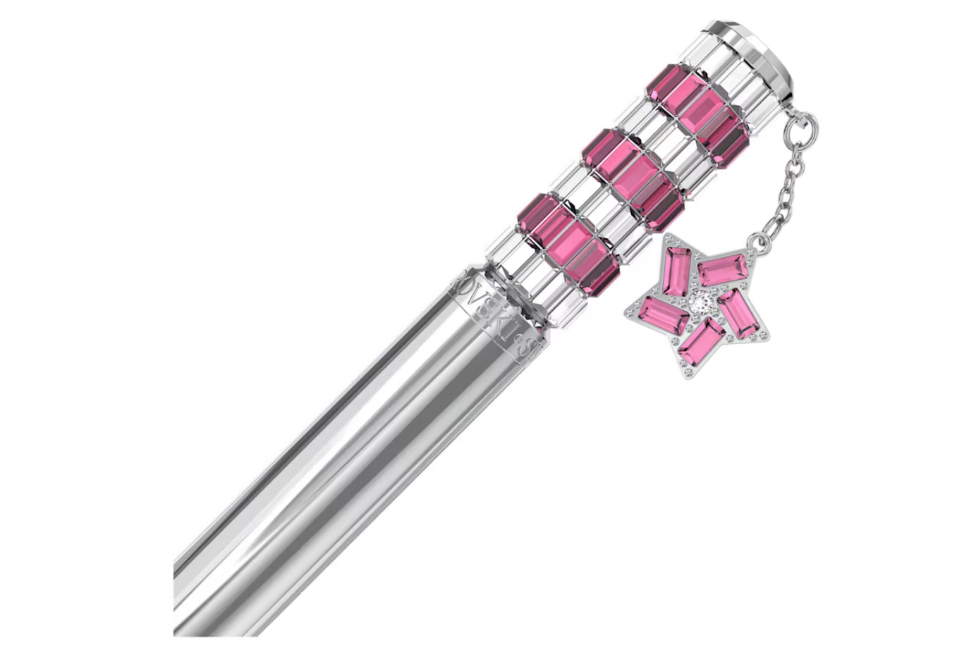 Swarovski 5653398 Celebration 2023 Star Pink Chrome Kugelschreiber