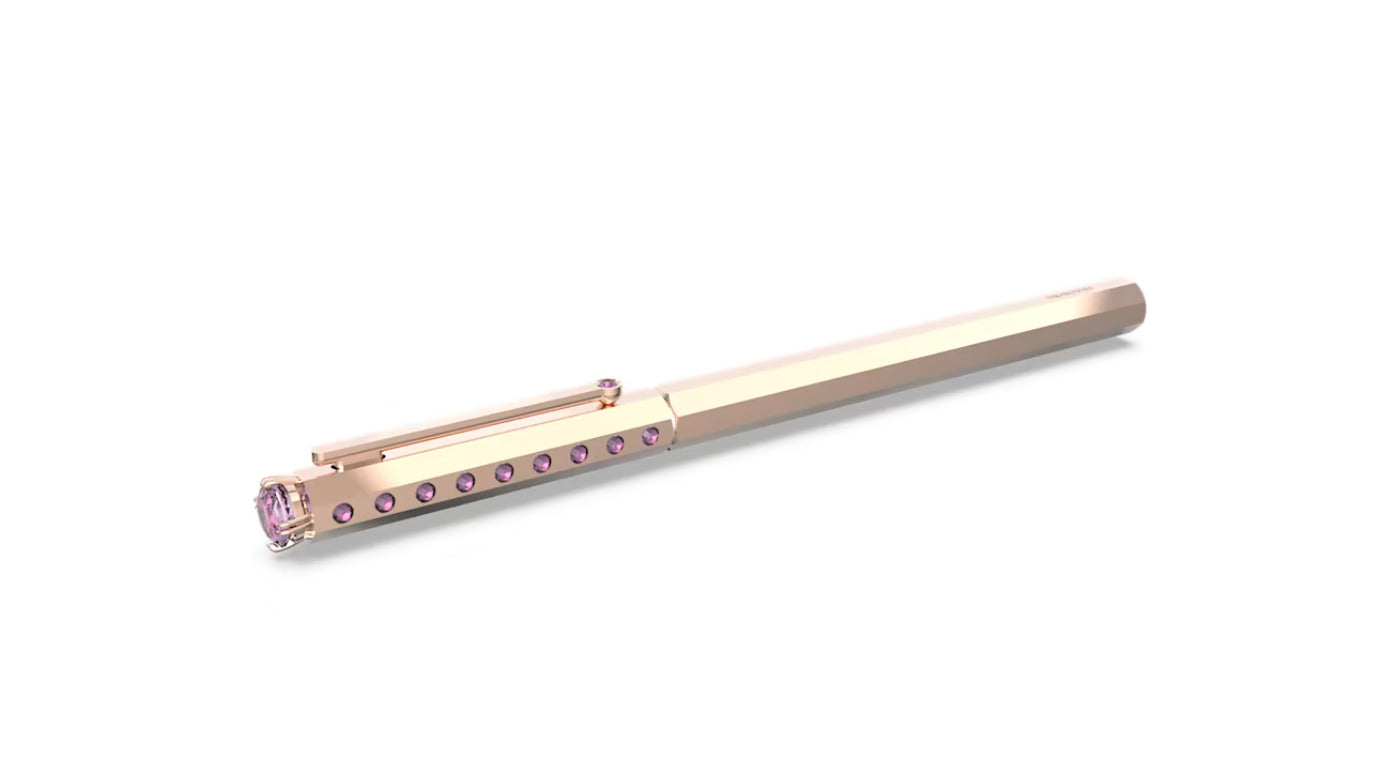 Swarovski 5631210 Classic Pink Rose Gold vergoldeter Kugelschreiber