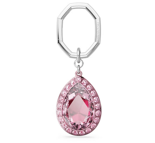 Swarovski 5666646 Pink Pear Cut Keyring