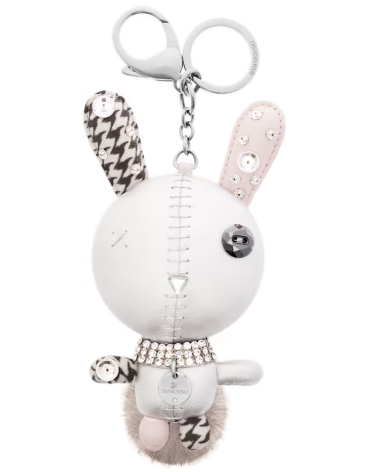 Swarovski 5020921 Mathilde Rabbit Taschenzubehör, grauer Edelstahl.