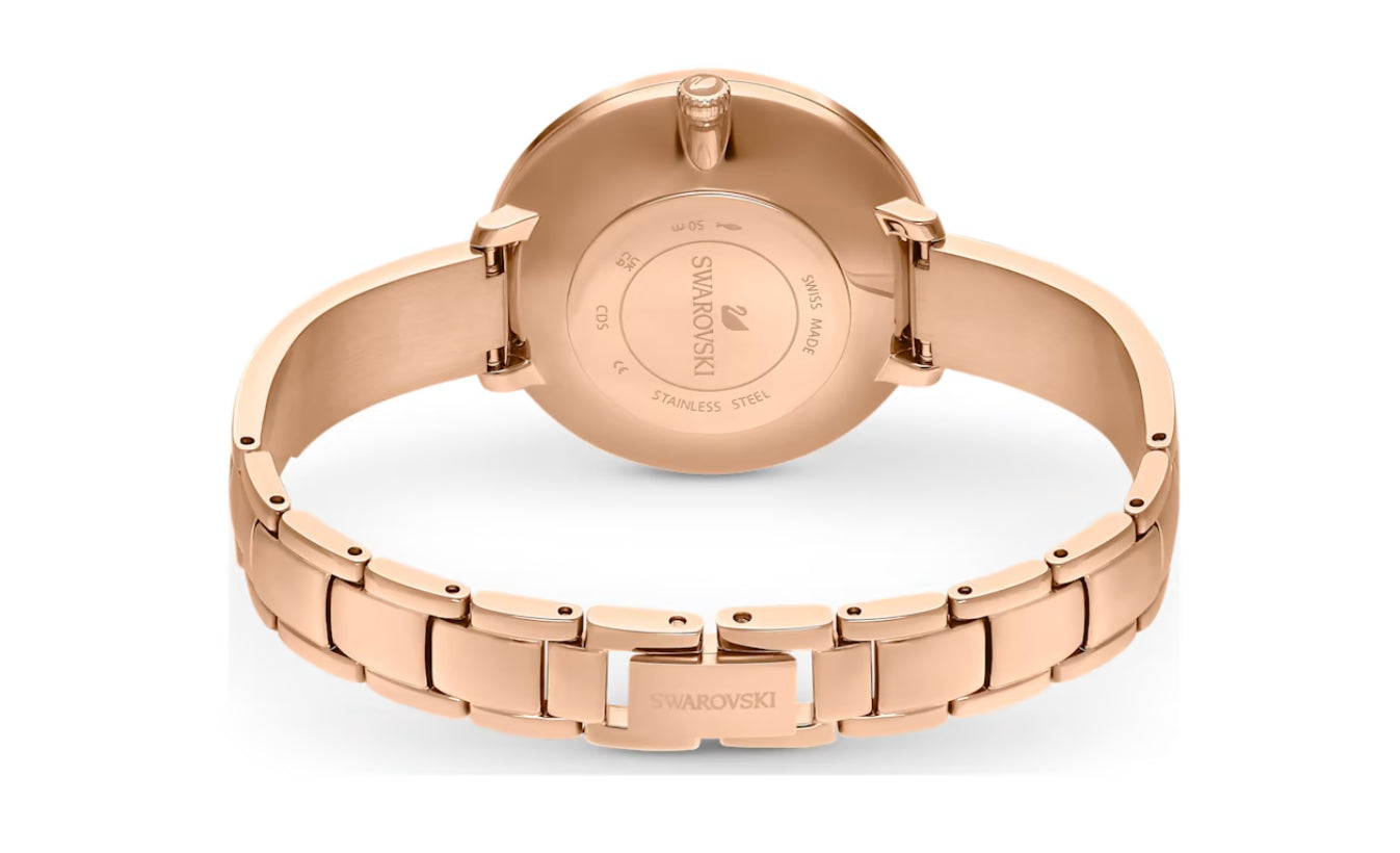 Swarovski 5642221 Crystalline Delight Watch Rose Gold Metal Bracelet