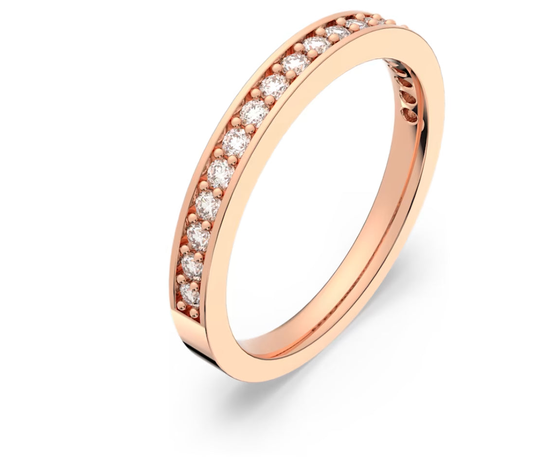 Swarovski 5032901 Rare Ring White Rose Gold Plated