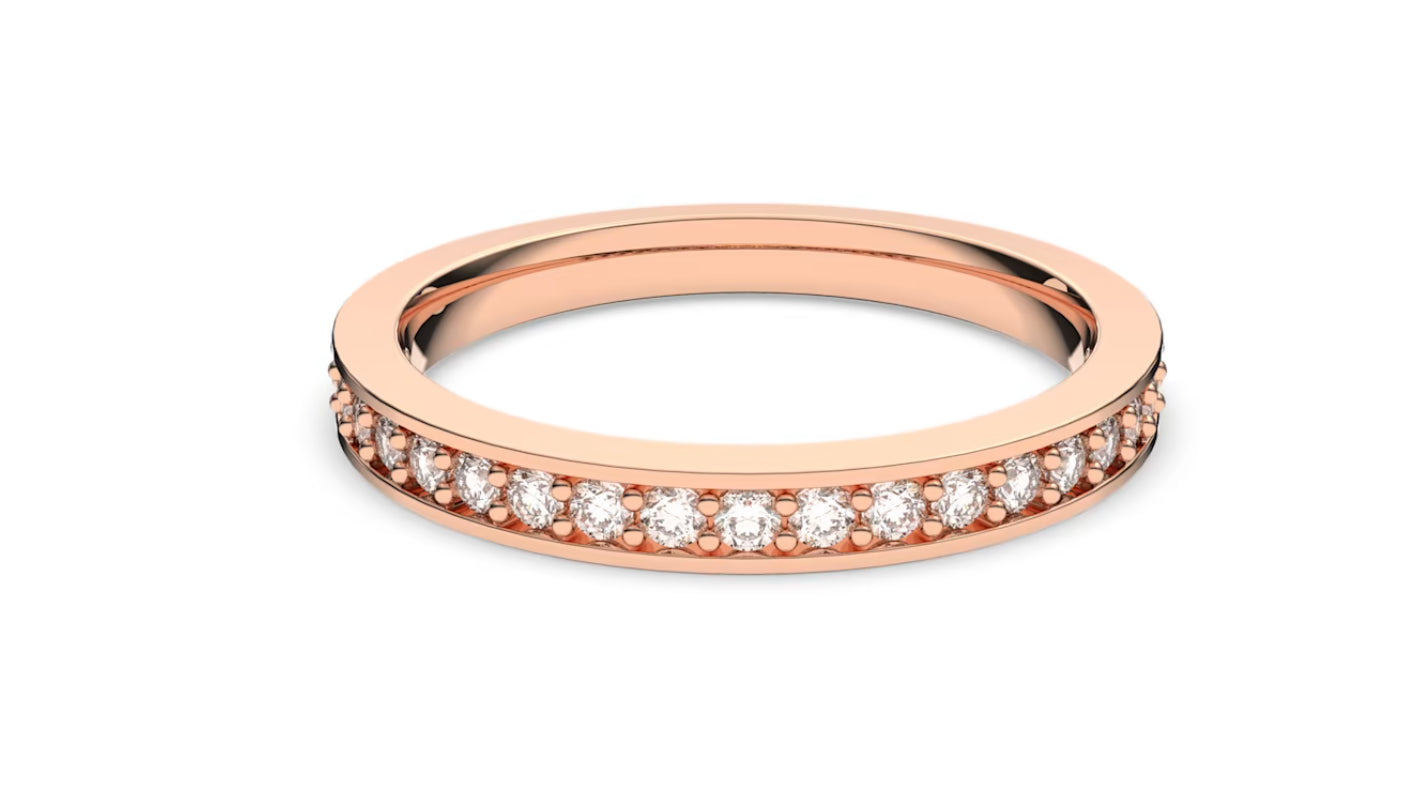 Swarovski 5032902 Rare Ring White Rose Gold Plated