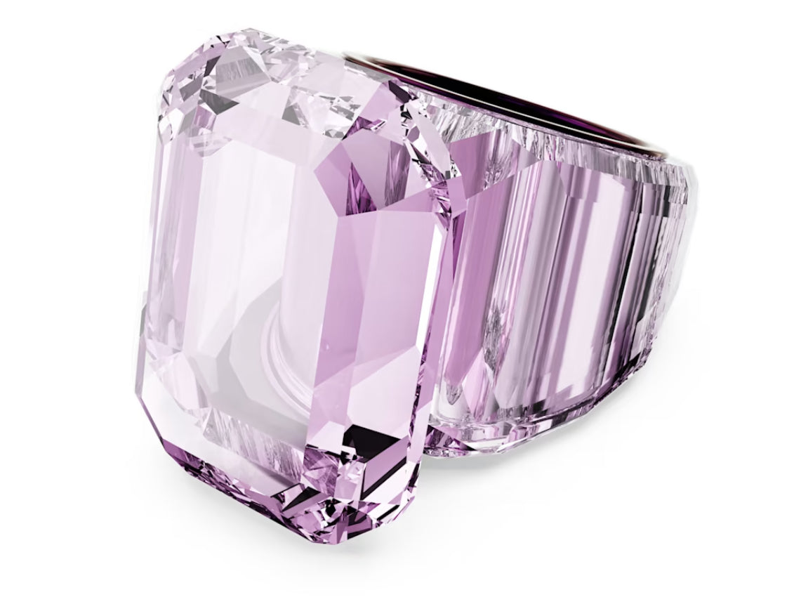 Swarovski 5607360 Lucent cocktail ring Octagonal cut Pink