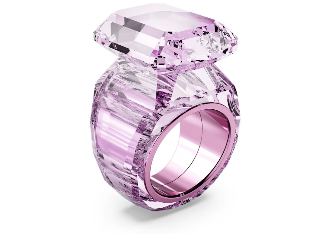Swarovski 5607360 Lucent cocktail ring Octagonal cut Pink