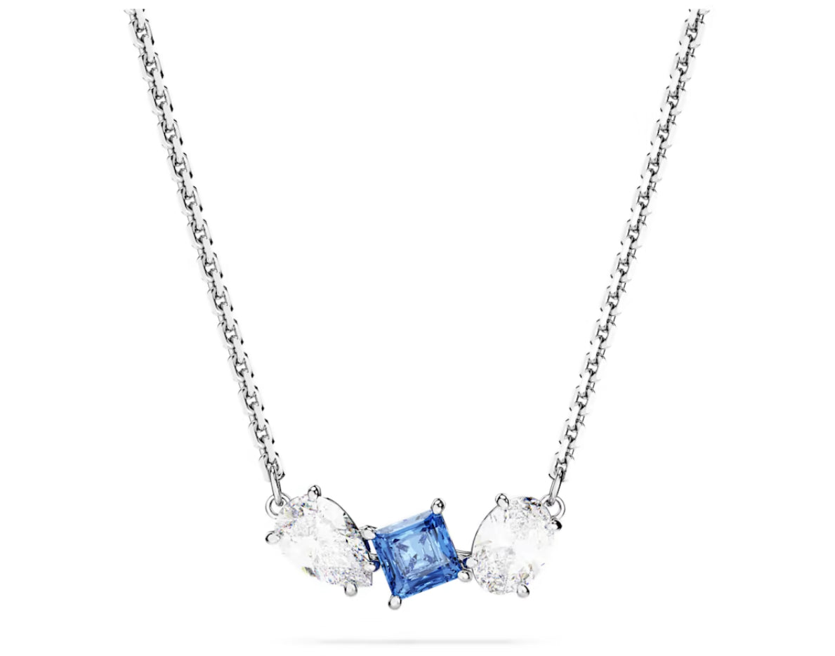 Swarovski 5668276 Pendente Mesmera Taglio misto Blu Placcato Rodio
