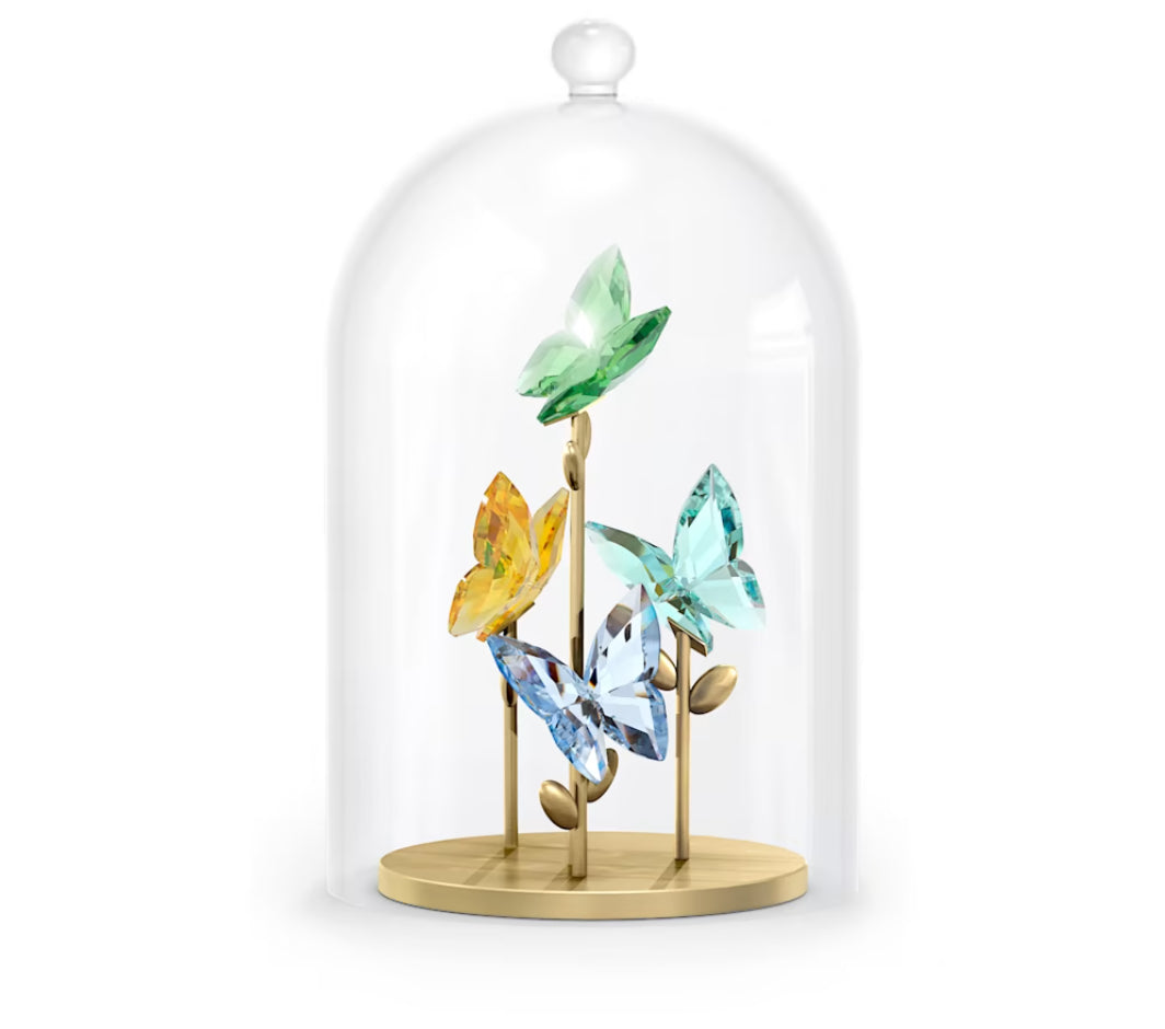 Swarovski 5619219 Jungle Beats Glasglocke Schmetterling