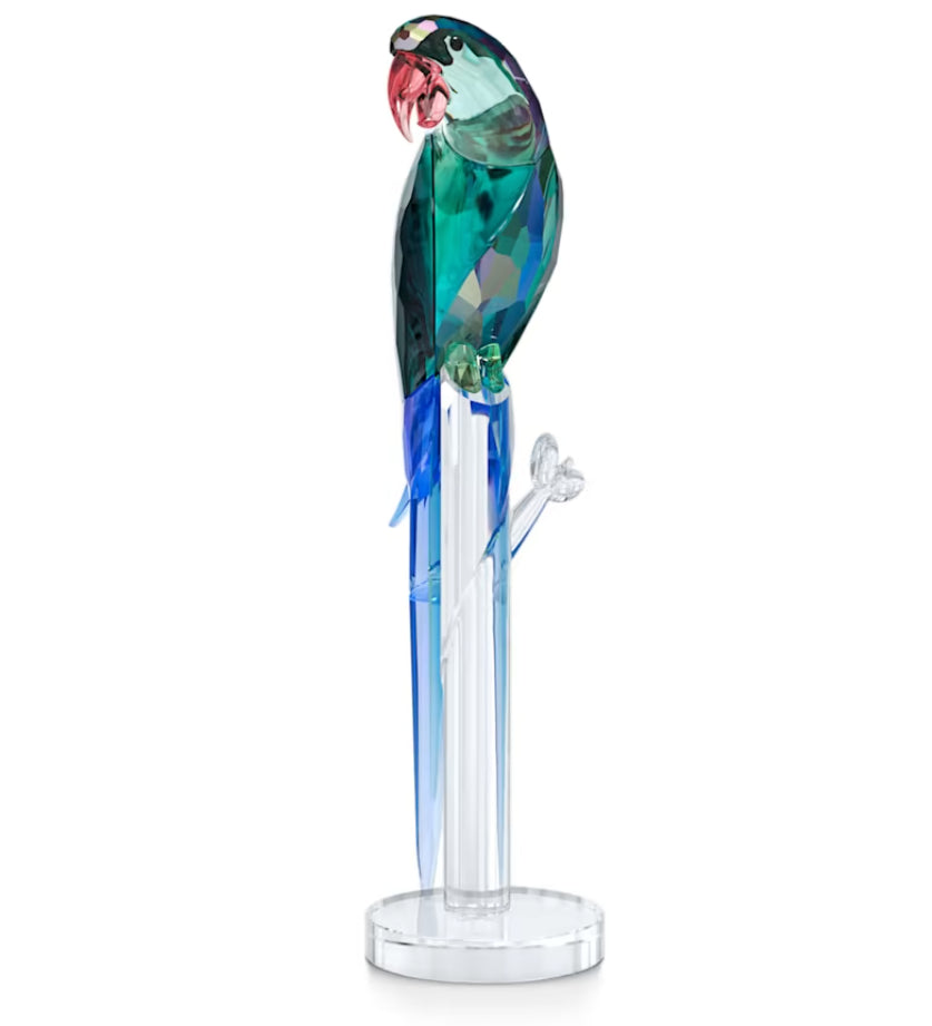Swarovski 5557849 Jungle Beats Parrot Macaw Green Banjo