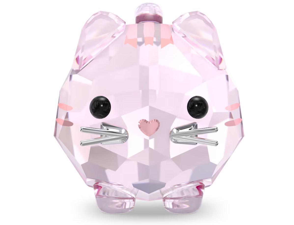 Swarovski 5658317 Chubby Cats Rosa Katze
