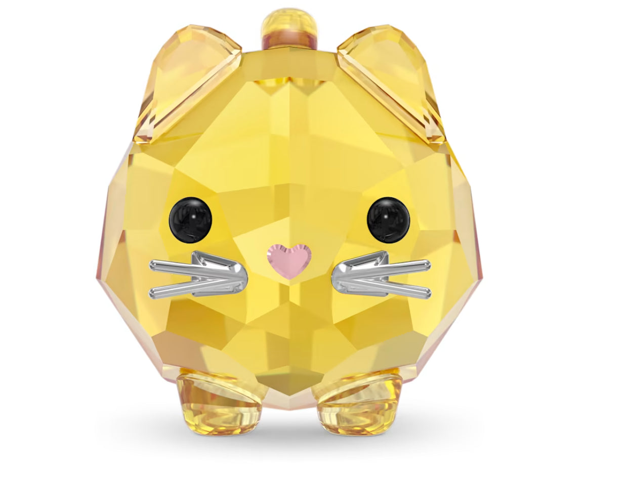 Swarovski 5658325 Chubby Cats Gelbe Katze
