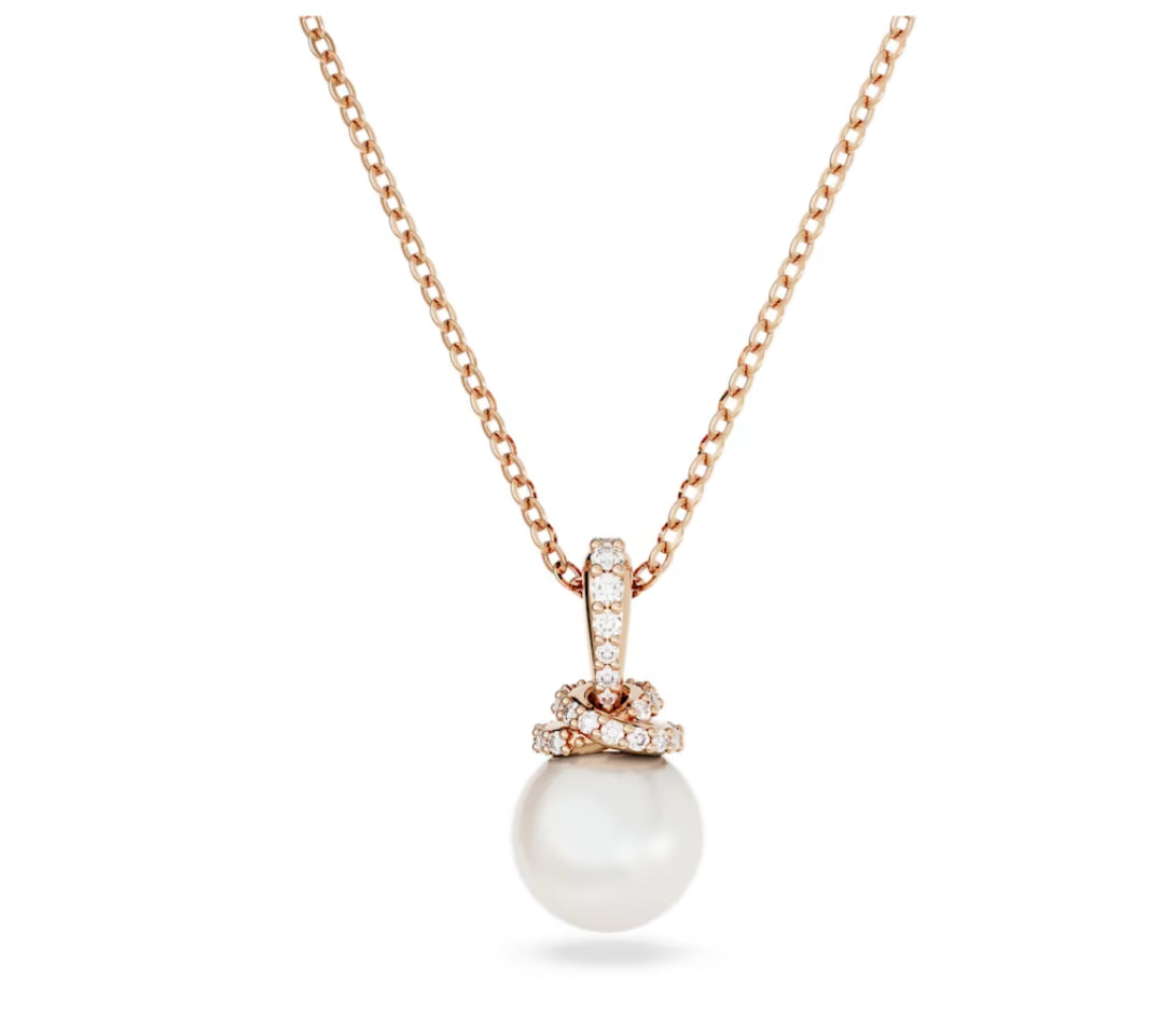 Swarovski 5669523 Pendente Originally Bianco Placcato Oro Rosa