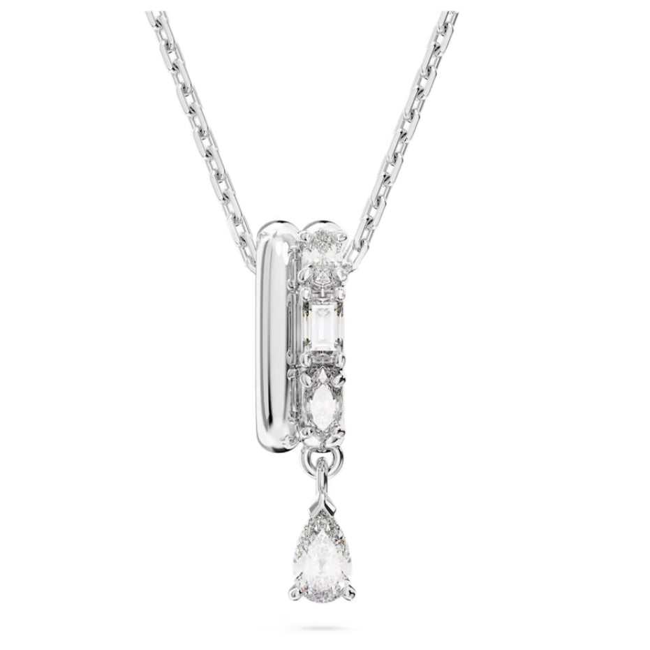Swarovski 5671819 Pendente Dextera Taglio misto Bianco Placcato Rodio