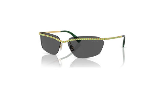 Swarovski 5679554 Sonnenbrille Rechteckige Form SK7001EL Schwarz