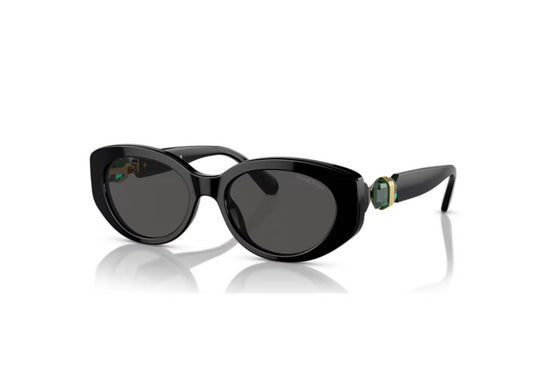 Swarovski 5679544 Cat Eye Shape Sonnenbrille SK6002EL Schwarz