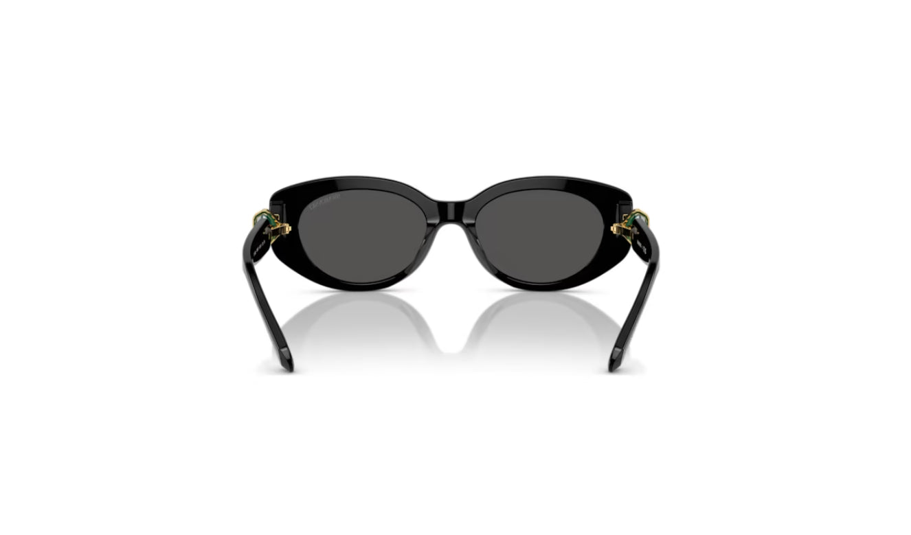 Swarovski 5679544 Cat Eye Shape Sonnenbrille SK6002EL Schwarz
