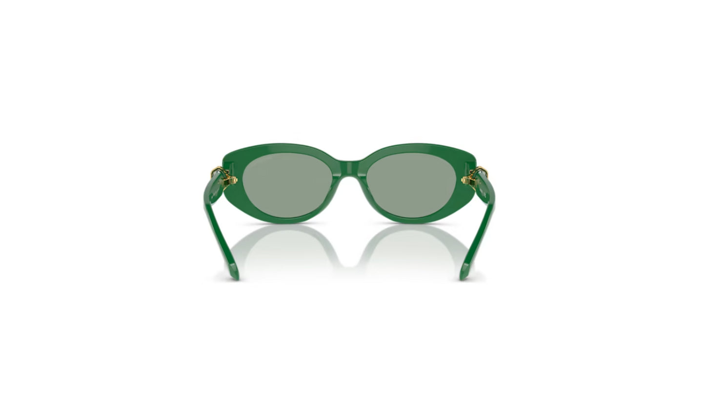 Swarovski 5679539 Cat Eye Shape Sonnenbrille SK6002EL Grün