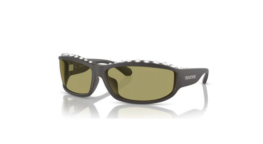 Swarovski 5679546 Sonnenbrille Rechteckige Form SK6009EL Grau