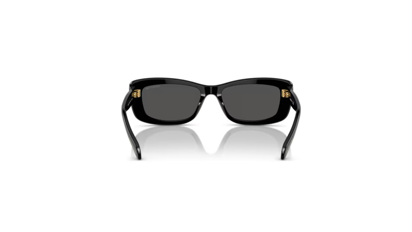 Swarovski 5679545 Sonnenbrille Rechteckige Form SK6008EL Schwarz