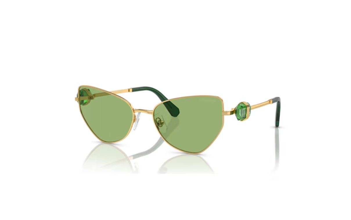 Swarovski 5679537 Cat Eye Shape Sonnenbrille SK7003EL Grün