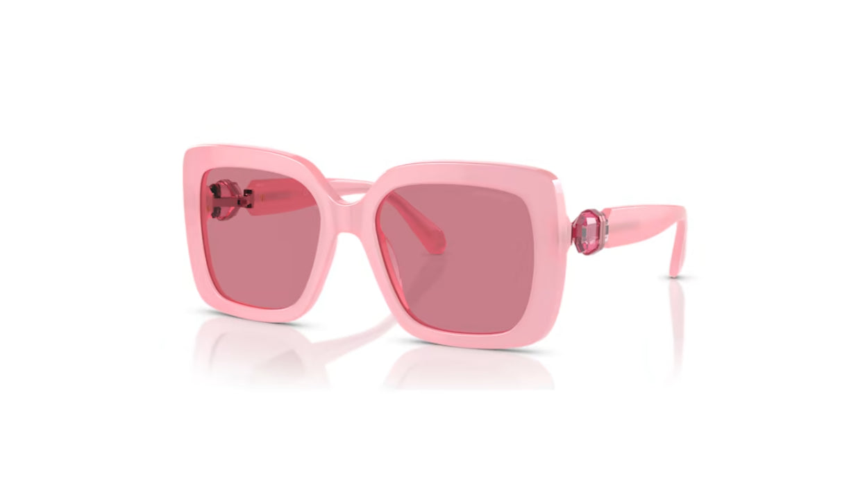 Swarovski 5679538 Übergroße Sonnenbrille, quadratische Form SK0061EL Pink