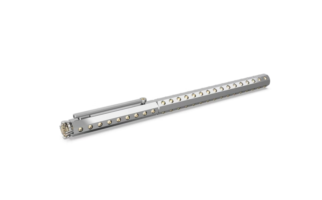 Swarovski 5645361 SCS Statement Kugelschreiber, silberfarben, Chrom
