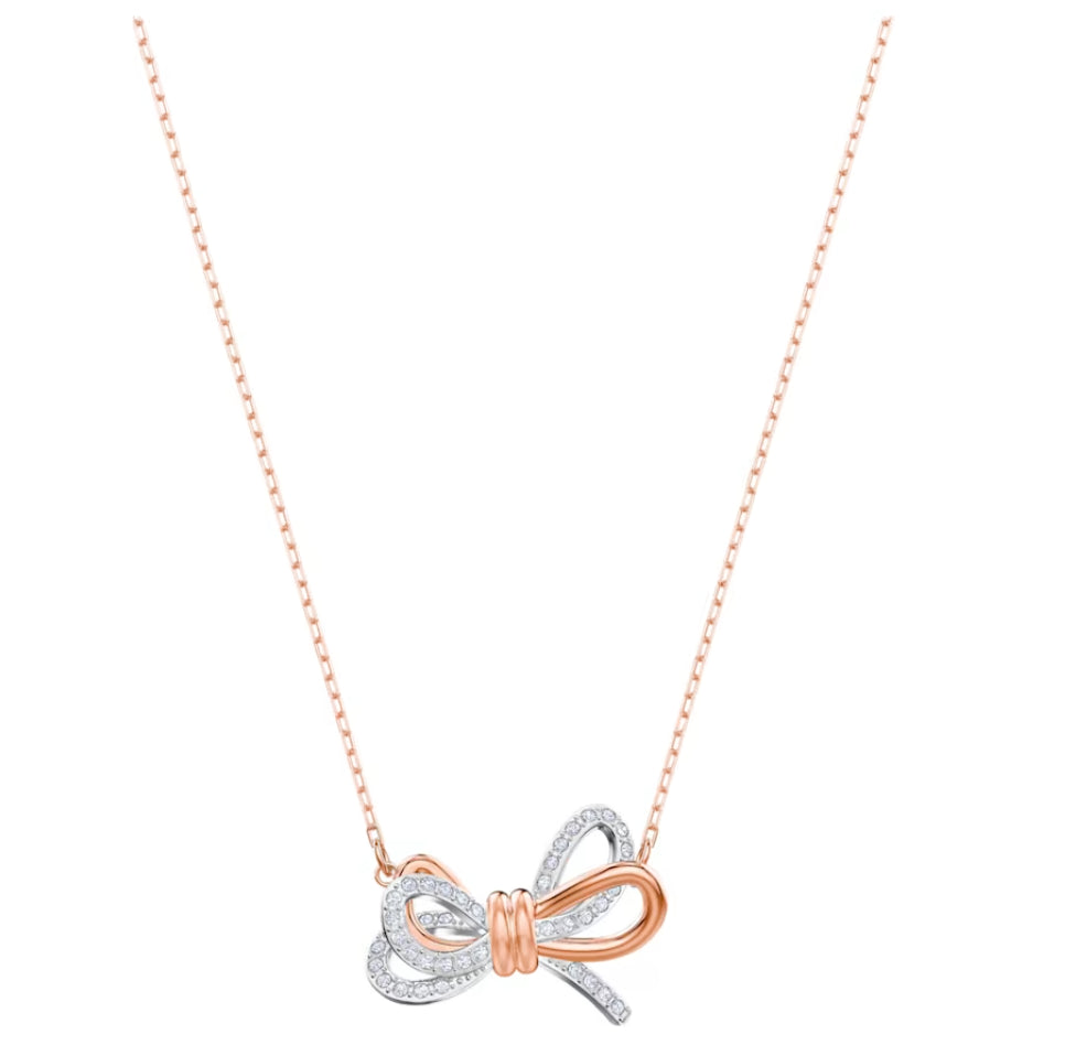 Swarovski 5440636 Pendente Lifelong Bow Fiocco Bianco Mix di finiture