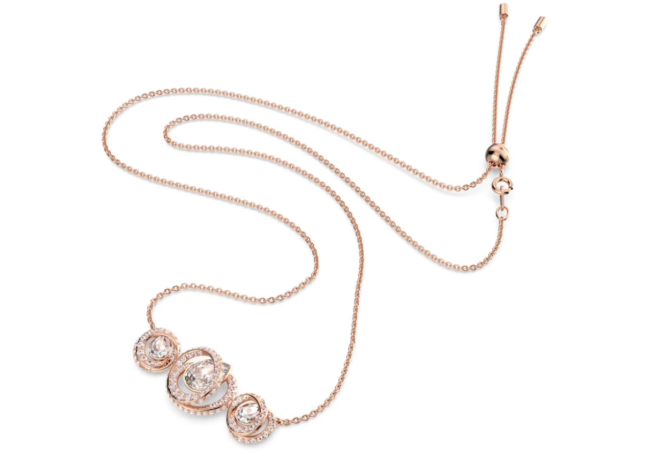 Swarovski 5636589 Collana Generation Bianca Placcato Oro Rosa