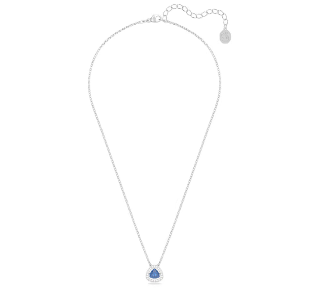 Swarovski 5640290 Millenia Halskette Trilliantschliff blau rhodiniert