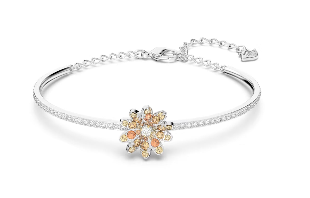 Swarovski 5642890 Bracciale rigido Eternal Flower Fiore Multicolore Mix Finiture