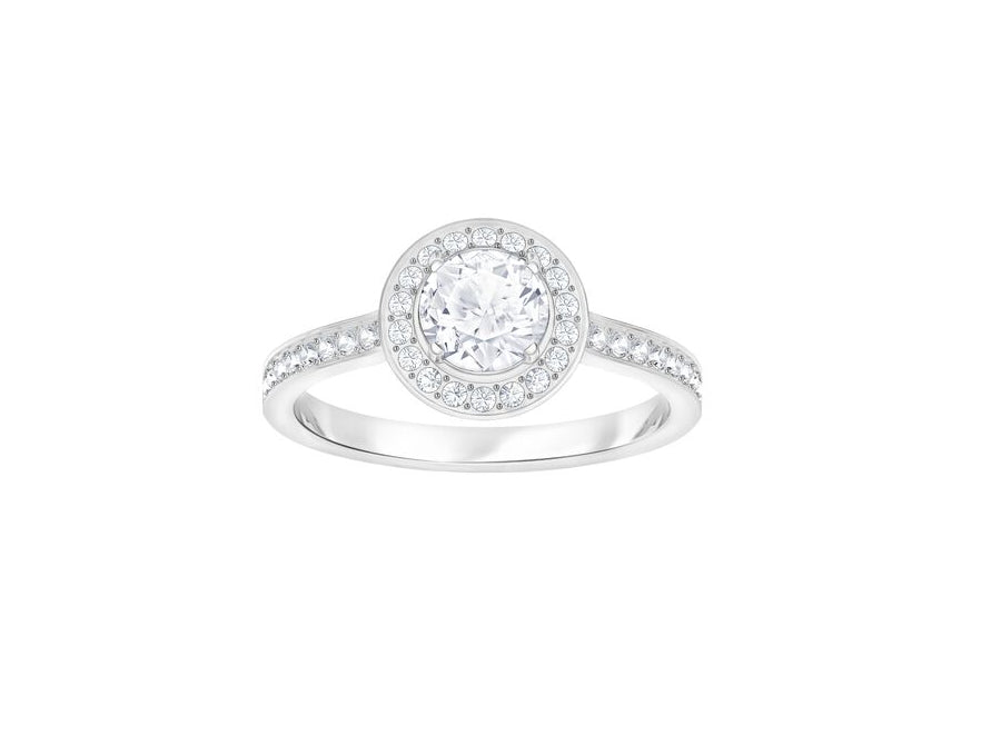 Swarovski 5368545 Angelic Ring White Rhodium Plated Size 55