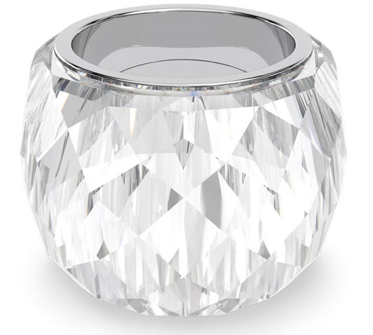 Swarovski 5474363 Nirvana Ring Silver Tone Stainless Steel Size 58