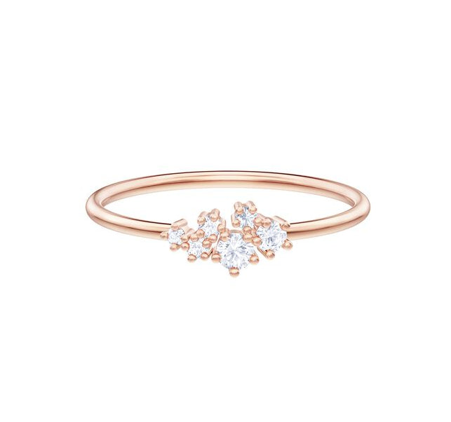 Swarovski 5486813 Penelope Cruz Moonsun Ring White Rose Gold Plated Size60