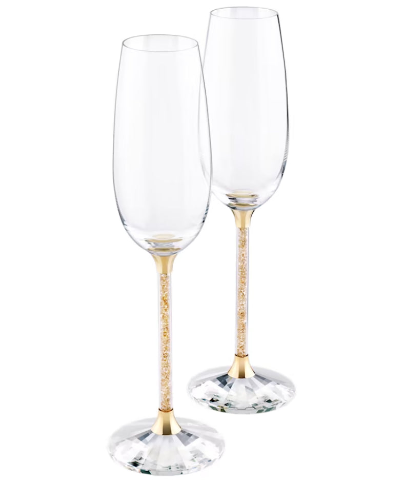 Swarovski 5102143 Crystalline Golden Toasting Gläser (2er-Set)