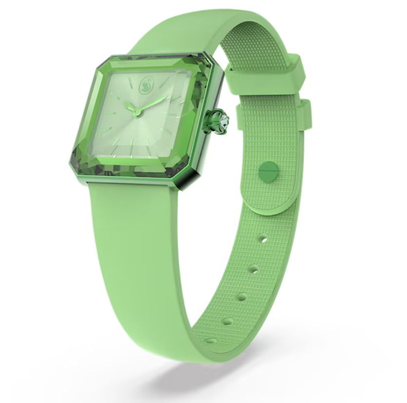 Swarovski 5624379 Uhr Grünes Silikonarmband