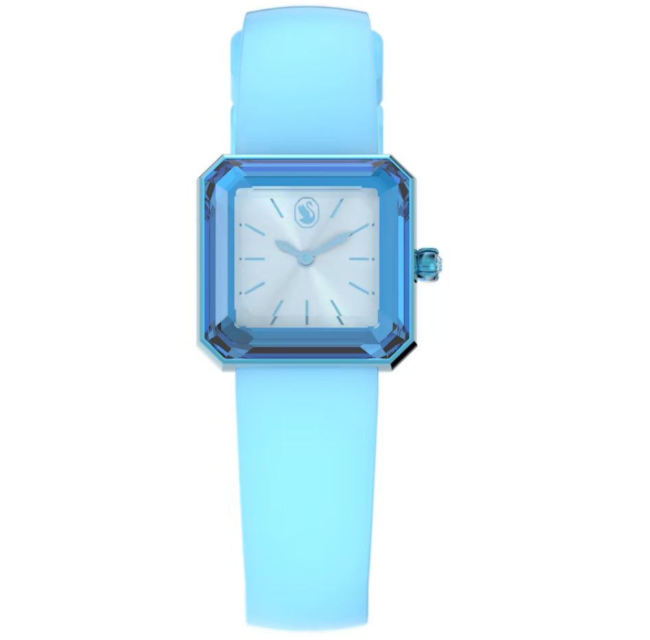 Swarovski 5624385 Uhr Blaues Silikonarmband