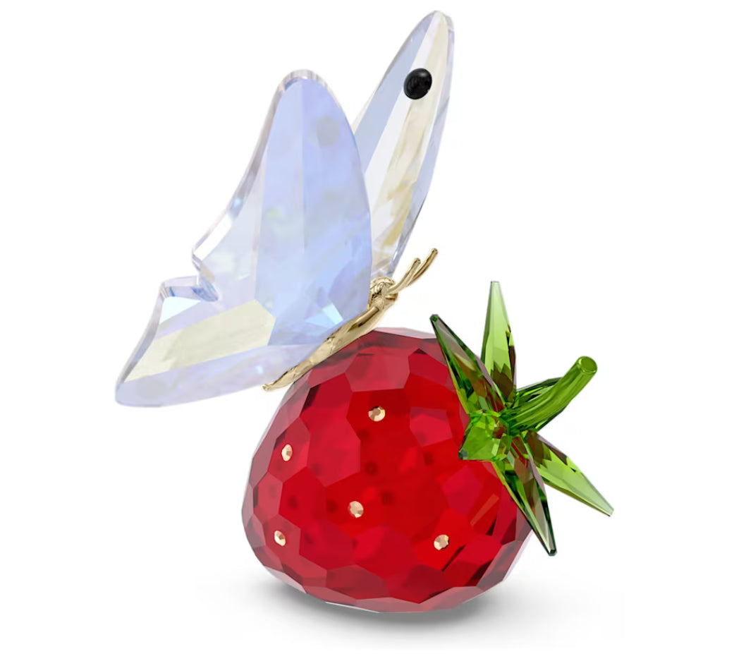 Swarovski 5666846 Idyllia Schmetterling und Erdbeere