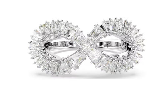Swarovski 5679695 Hyperbola Infinity Cocktailring Weiß Pla. Rhodium Größe 50