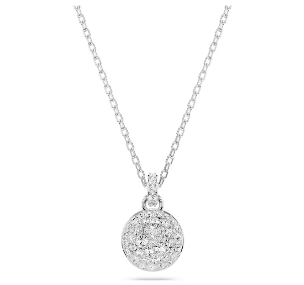 Swarovski 5683446 Pendente Meteora Bianco Placcato Rodio
