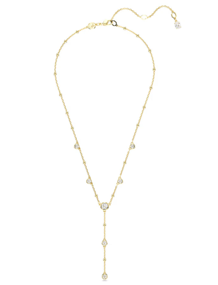 Swarovski 5684510 Y Halskette Imber Round Cut Scattered Design Weiß
