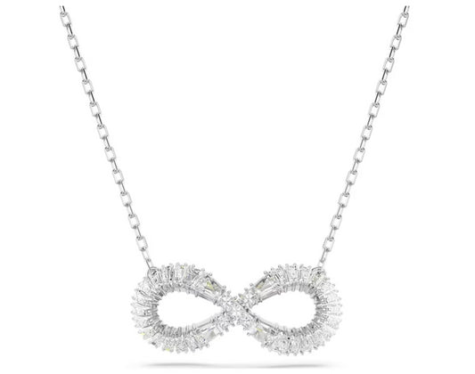 Swarovski 5679434 Hyperbola Infinity Anhänger weiß rhodiniert