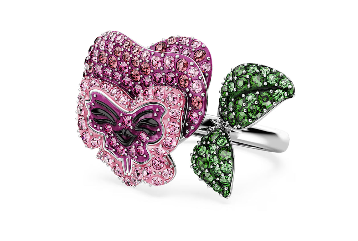 Swarovski 5682817 Alice in Wonderland Flower cocktail ring Size 50/55