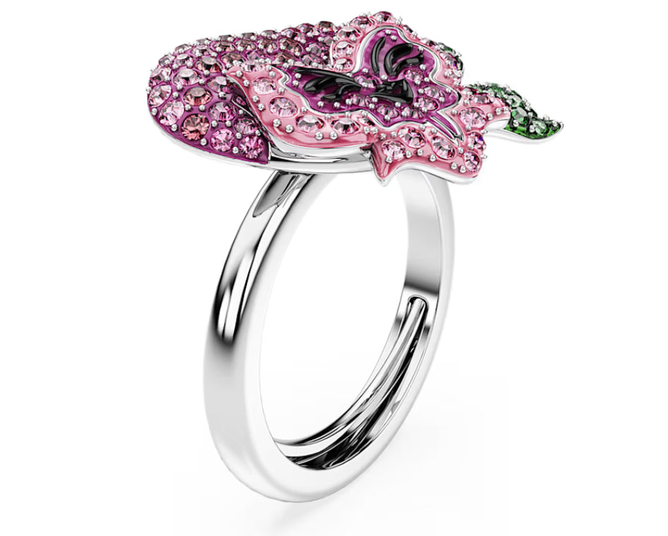 Swarovski 5682817 Alice in Wonderland Flower cocktail ring Size 50/55