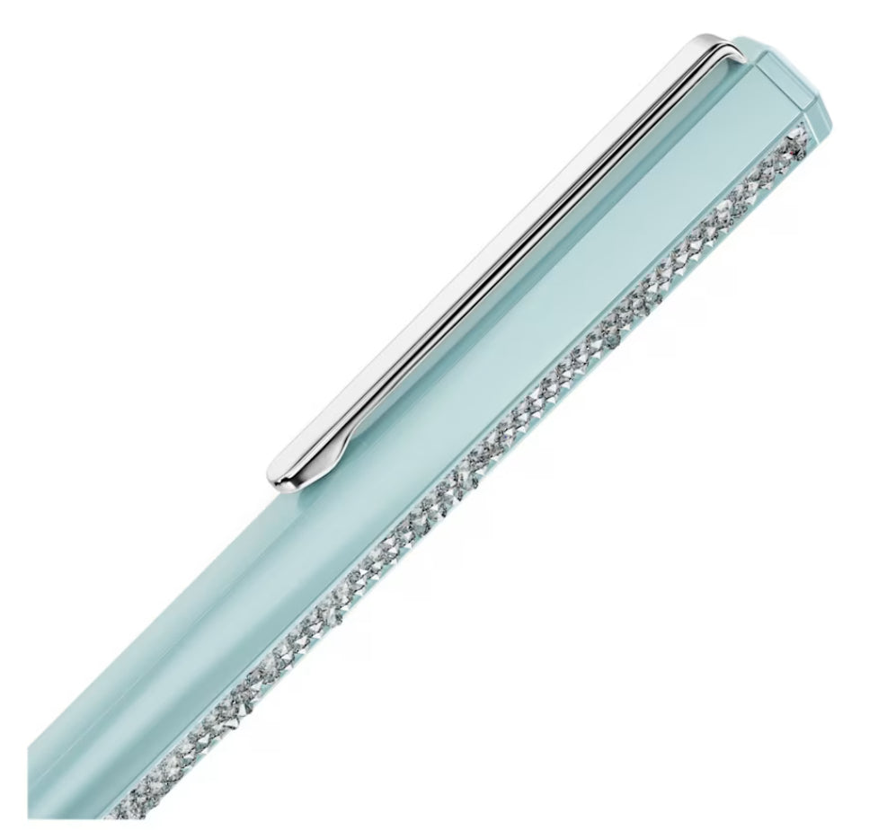 Swarovski 5678190 Crystal Shimmer Kugelschreiber Blau lackiertes Chrom