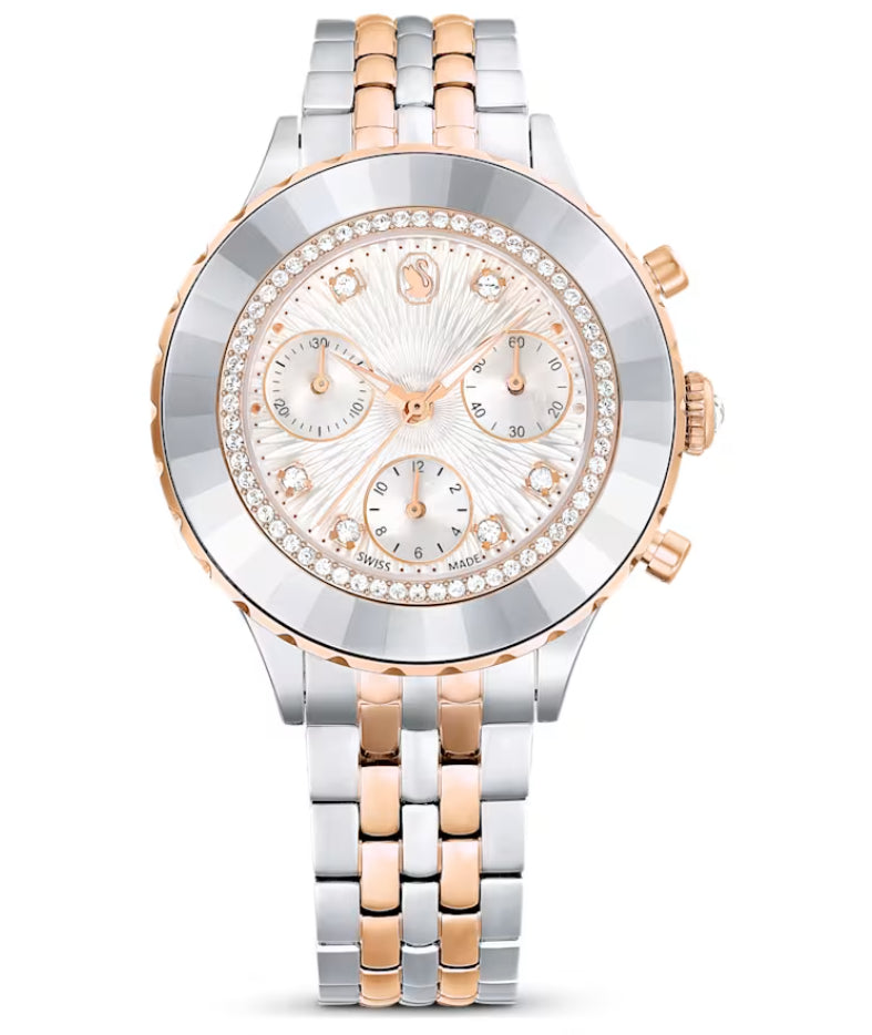 Swarovski 5672937 Octea Chrono Watch Metal Bracelet Mix of finishes