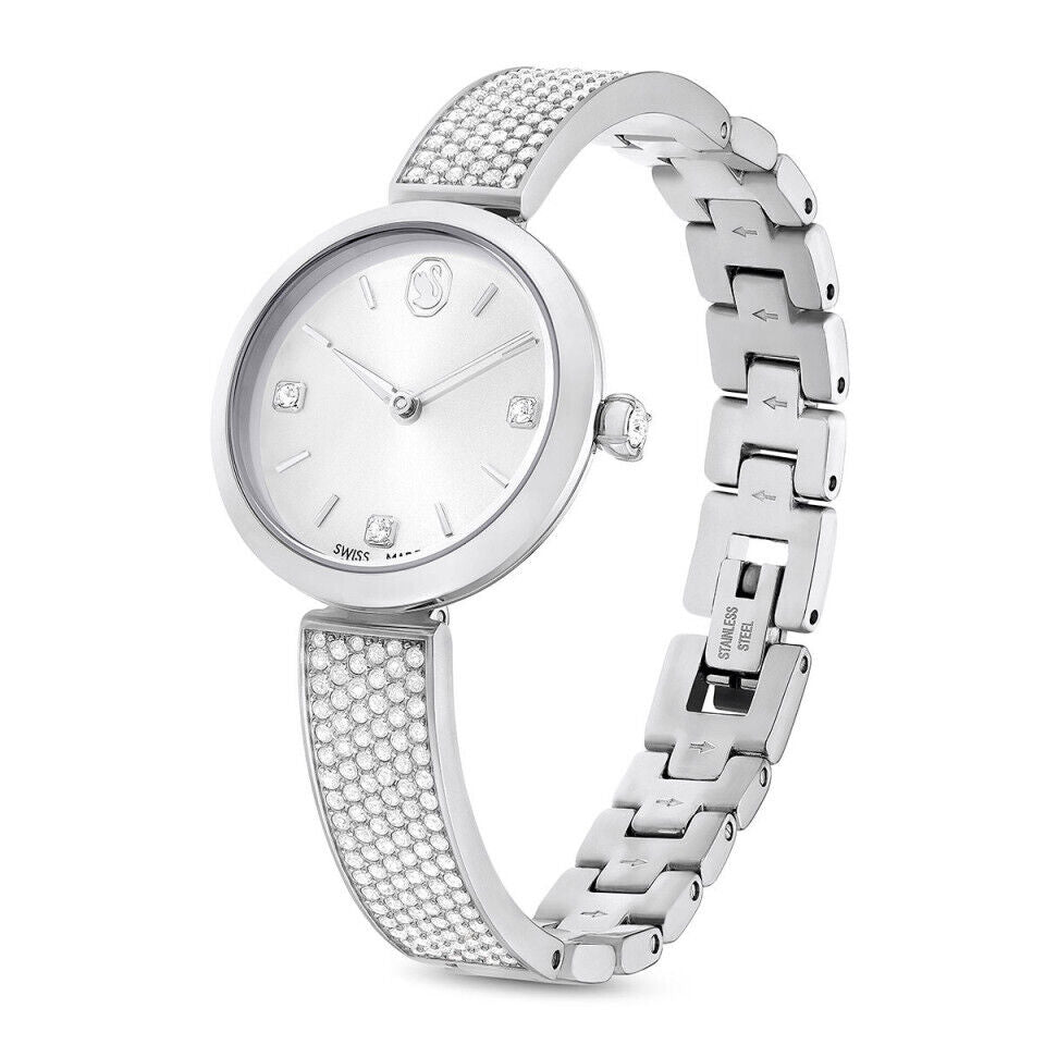 Swarovski 5671205 Illumina Watch Silver Tone Metal Bracelet