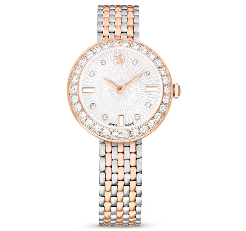 Swarovski 5672971 Certa Uhr Roségoldfarbenes Metallarmband
