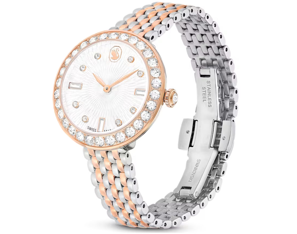 Swarovski 5672971 Certa Uhr Roségoldfarbenes Metallarmband